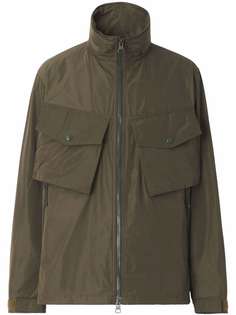 Burberry chest-pocket hooded jacket
