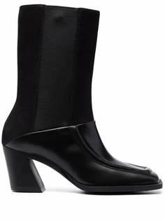 Camper square-toe slip-on boots