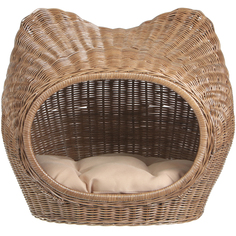 Домик для животного Rattan grand pet 50х40х55 см плетенный коричневый