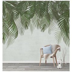 M16103 Фотообои Barton Wallpapers "Пальмовые листья" 300х270 см