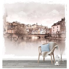 U05703 Фотообои Флизелиновые с виниловым покрытием "Города", 300 x 270 см Barton Wallpapers