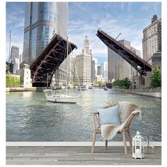 U13903 Фотообои Флизелиновые с виниловым покрытием "Города", 300 x 270 см Barton Wallpapers