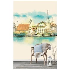 U17802 Фотообои Флизелиновые с виниловым покрытием "Города" 200 x 270 см Barton Wallpapers