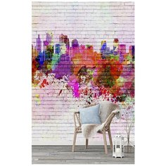 U10402 Фотообои Флизелиновые с виниловым покрытием "Граффити", 200 x 270 см Barton Wallpapers