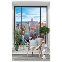 U25802 Фотообои Флизелиновые с виниловым покрытием "Города", 200 x 270 см Barton Wallpapers