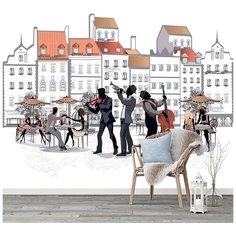 U03203 Фотообои Флизелиновые с виниловым покрытием "Города", 300 x 270 см Barton Wallpapers