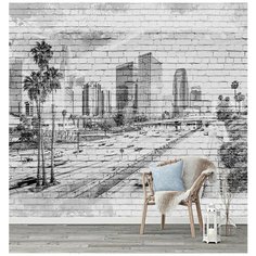 U33003 Фотообои Флизелиновые с виниловым покрытием "Города", 300 x 270 см Barton Wallpapers