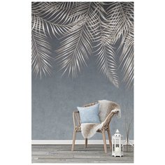 N00602 Фотообои 3Д Barton Wallpapers "Пальмовые листья" 200х270 см