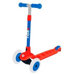 Самокат детский 3-х колесный Ridex Hero цв.красный-синий 120/80мм
