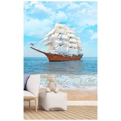 K05102 Фотообои Флизелиновые с виниловым покрытием Детские "Море" 200х270 см Barton Wallpapers
