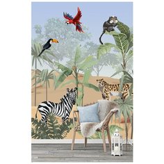 M16702 Фотообои Флизелиновые с виниловым покрытием "Сафари" 200х270 см Barton Wallpapers