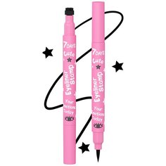 7DAYS Подводка - штамп Cute, оттенок 209 Eyliner & Star black stamp