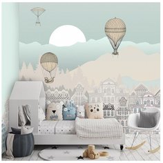 Фотообои OnPrint "BOY IN THE TOWN" винил на флизелине 5х2,7