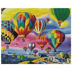 Алмазная мозаика Paintboy GF 4453 Парад воздушных шаров 40x50см