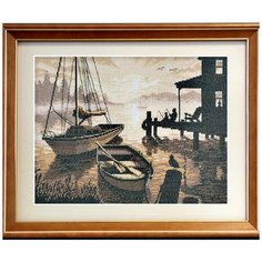 Набор для вышивания "DIMENSIONS" 35018 "Причал"33 x 25 см