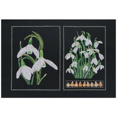 Набор для вышивания "Thea Gouverneur" 446.05 "Подснежники"33 х 22 см