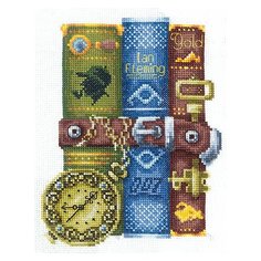 Набор для вышивания "Сделай своими руками" №133, К-47 "Книги для него" 13х16.5см