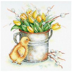 Набор для вышивания "М.П.Студия" А №05 №025 "Тюльпановое настроение" 23х27см