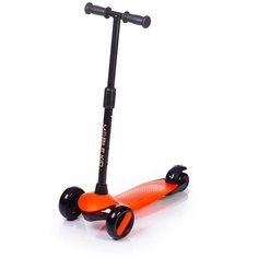 Самокат детский (кикборд) Mobile Kid Smartyco, с тренировочным режимом, оранжевый