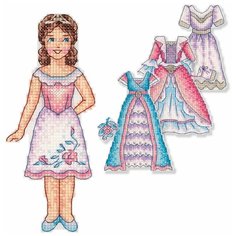 Набор для вышивания PANNA "Принцесса" 5.5x13.5 см