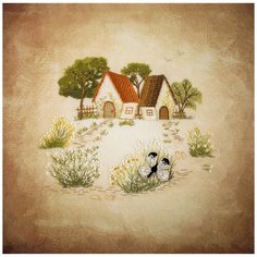 Набор для вышивания PANNA "Домики" 27x27 см