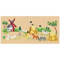 Набор для вышивания PANNA "На ферме" 38x17 см