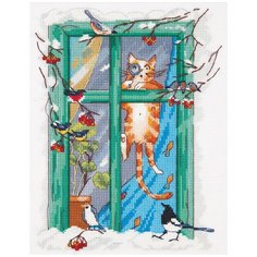 Набор для вышивания PANNA "Орнитолог" 18,5x24 см