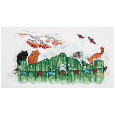 Набор для вышивания PANNA "Любопытные хвосты" 27x15 см