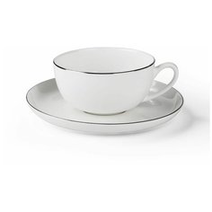 Чашка с блюдцем Fissman Orfei 200 мл