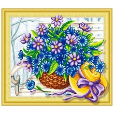 Алмазная мозаика Paintboy, LP010 объемная выкладка, холст на подрамнике 40х50 см