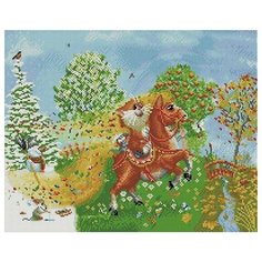 Алмазная мозаика APK 76001 На коне (Долотов Алексей) 40х50см Paintboy