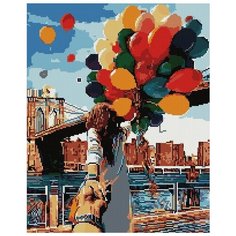 Алмазная мозаика Paintboy 1480 Следуй за мной. Бруклин 40x50см