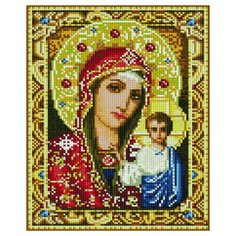 Алмазная мозаика Paintboy EF 706 Икона Казанской Пресвятой Богородицы 30x40см