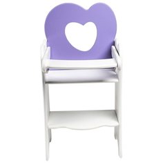 Кукольный стульчик для кормления Paremo Мини, цвет: нежно-сиреневый (PFD120-30M)