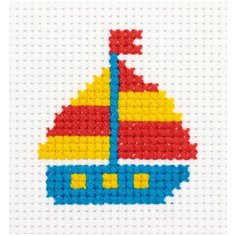 Набор для детского творчества KLART "Кораблик" 7.5x8.5 см