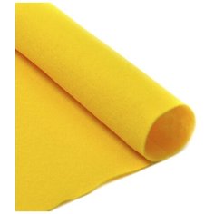 Фетр мягкий IDEAL в рулоне, 1 мм, 100 см, 1 м, цвет 643, желтый (TBY.FTL-S2.643.1)