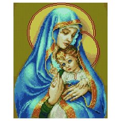 Алмазная мозаика Paintboy EF 745 Мадонна с младенцем 30*40