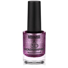 Лак LUXVISAGE 3D Holographic, 709-сиреневый агат