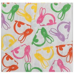 Салфетки бумажные "Пасхальные крольчата" 33х33 см, набор 20 шт 4624373 Страна Карнавалия