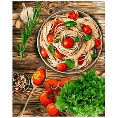 Картина по номерам фрея Паста Итальяно 30х40 см