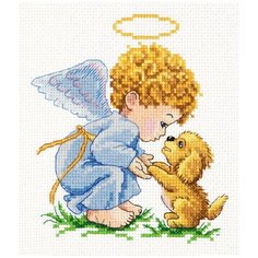Набор для вышивания "Чудесная Игла" 035-14 "Мой добрый ангел" 13х14 см