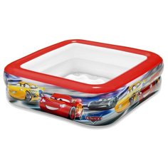 Бассейн надувной «Тачки», 86 х 86 х 25 см, от 1-3 лет, 57101NP INTEX