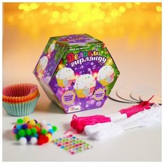 Школа талантов Набор для создания елочных украшений Новогодняя гирлянда, капкейки (4940803)