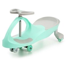 Каталка-толокар "Бибикар", с полиуретановыми колесами, свет, цвет зеленый 5698023 Сима ленд