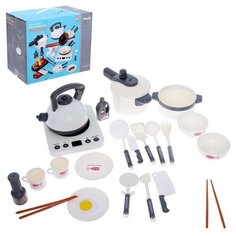 Набор посуды "Шеф-повар" с плитой, в коробке 5984477 Сима ленд