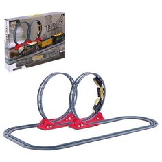 Железная дорога - трек "Мертвая петля", работает от батареек, звуковые эффекты Сима ленд