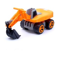 Толокар "Экскаватор", подвижный ковш, свет и звук, цвет оранжевый 4363495 Сима ленд