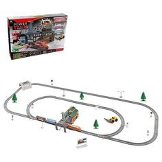 Железная дорога "Лесопилка", радиоуправление, работает от батареек, свет 4518732 Сима ленд