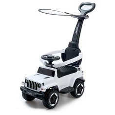 Толокар - каталка "Купе", с родительской ручкой, свет, звук, цвет белый 5698029 Сима ленд