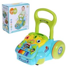 Каталка-ходунок "Крутая тачка", со съёмной панелью 2682920 Сима ленд